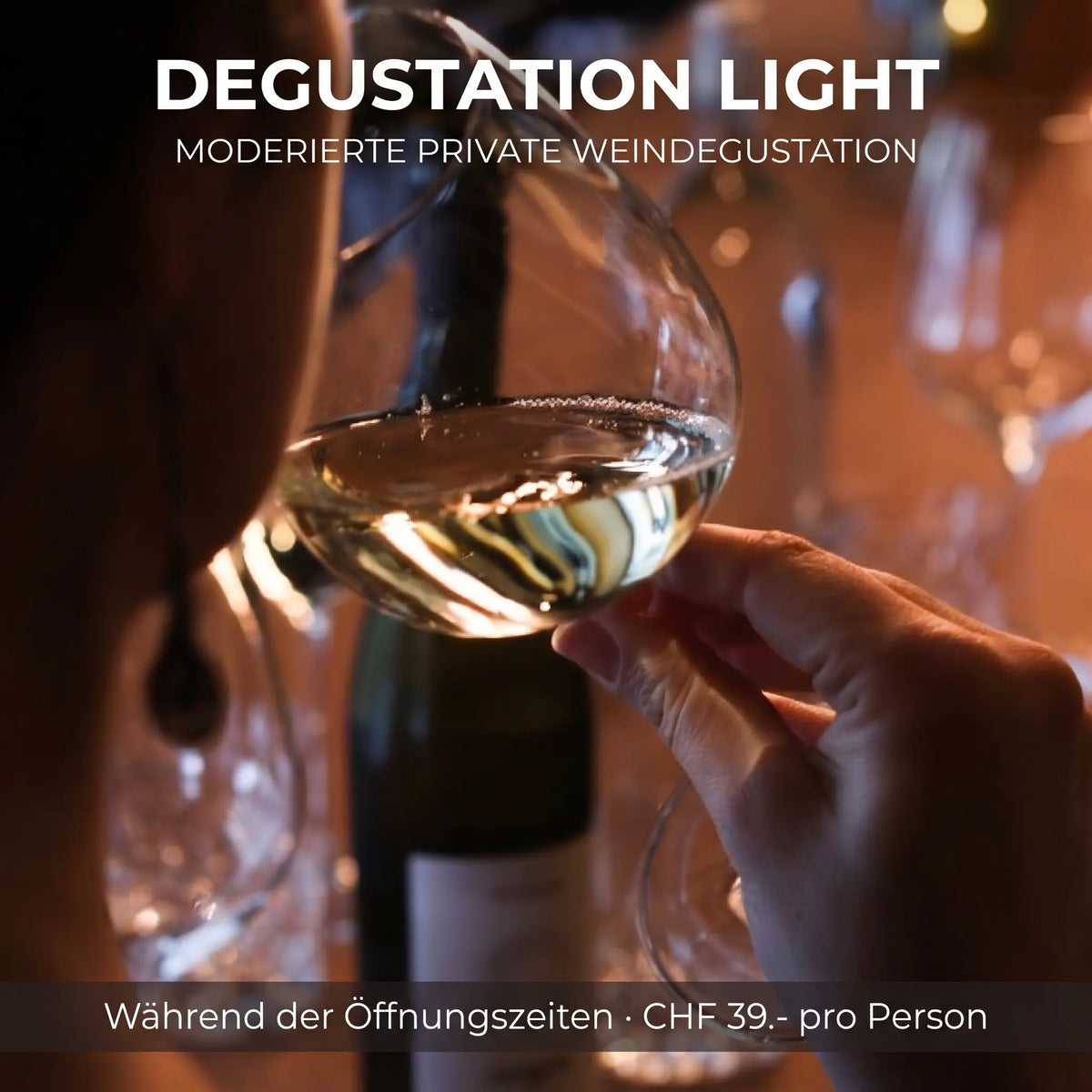 After-Work Tasting während der Öffnungszeiten in der Vinothek Hauser. Perfekt für kleine Teams oder Kollegen, die zusammen Neues degustieren möchten.