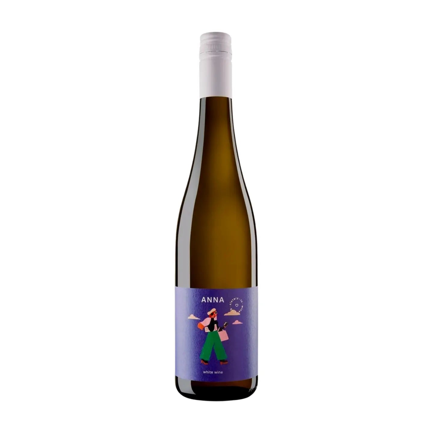 Flasche Starke Anna vom Weingut Bernhard freigestellt vor weissem Hintergrund.