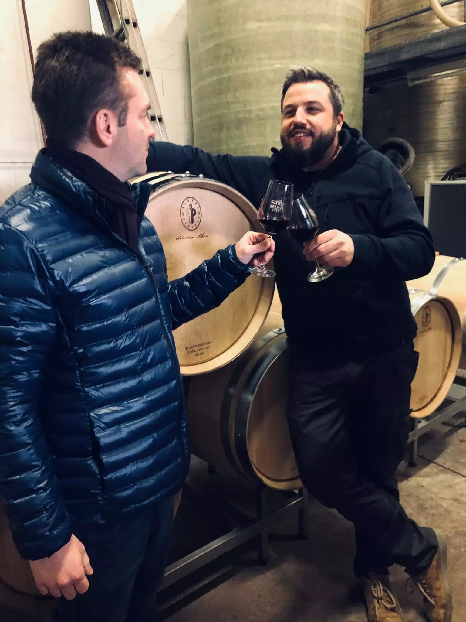 Degustation von Kayser Wein & Sekt mit Frank Kayser und Stefan Hauser.