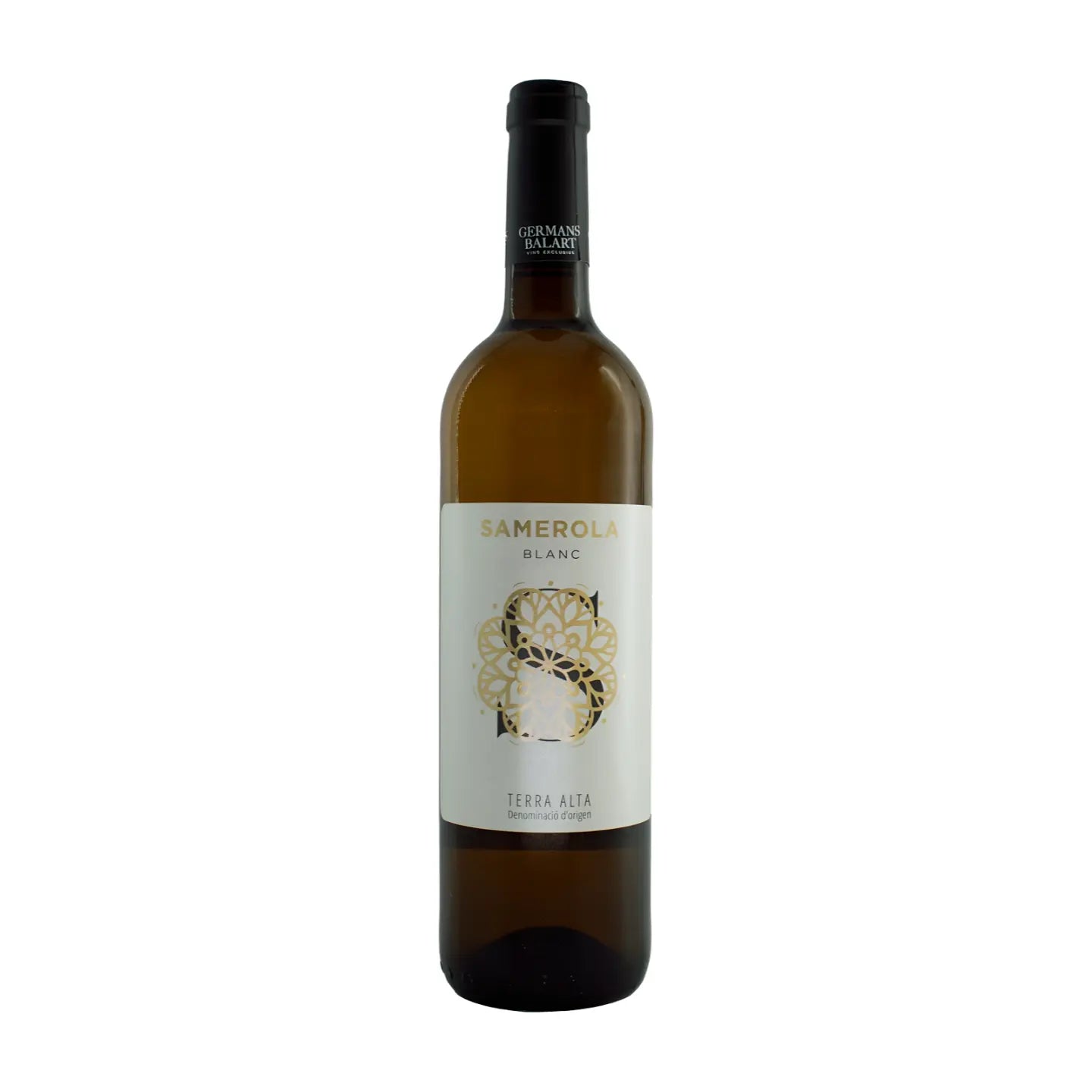 Samerola Blanc vom Celler Balart freigestellt mit weissem Hintergrund.