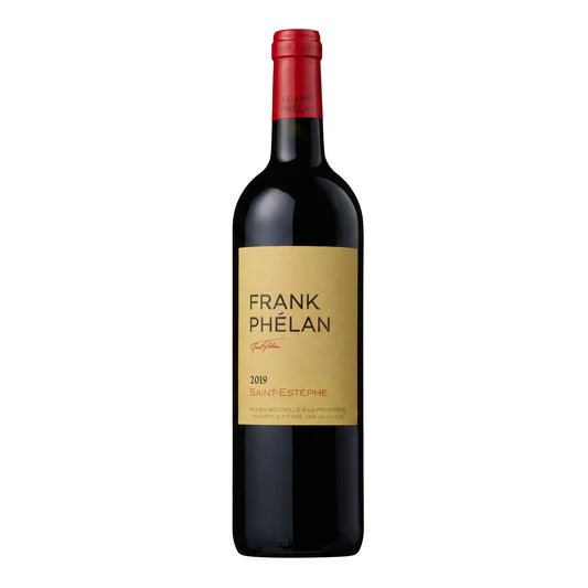 Flaschenbild vom Frank Phélan, dem Zweitwein von Château Phélan Ségur frontal mit weissem Hintergrund.