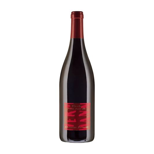 Fläscher Pinot Noir H von Christian Hermann freigestellt mit weissem Hintergrund.
