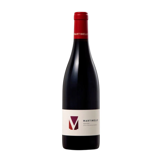 Ventoux von der Domaine Martinelle freigestellt mit weissem Hintergrund.