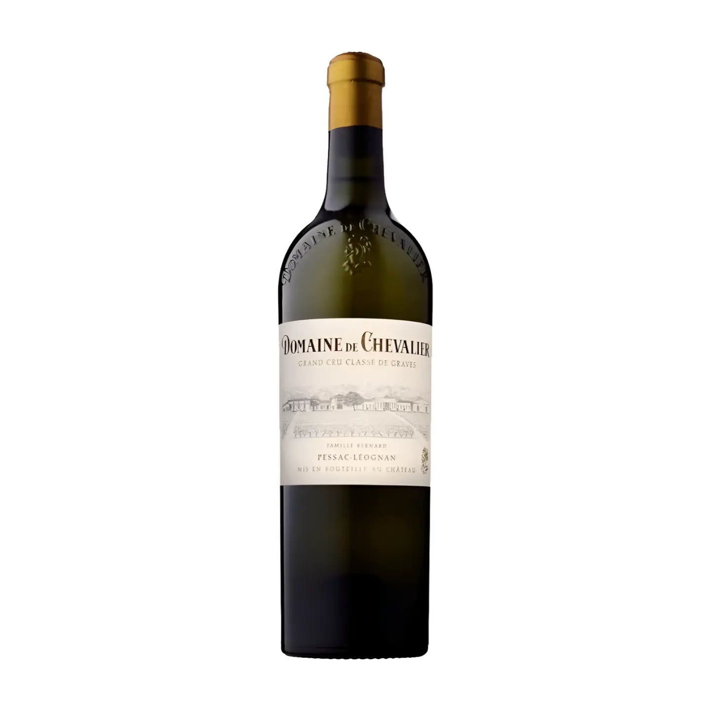 Domaine de Chevalier Blanc von der Domaine de Chevalier freigestellt mit weissem Hintergrund