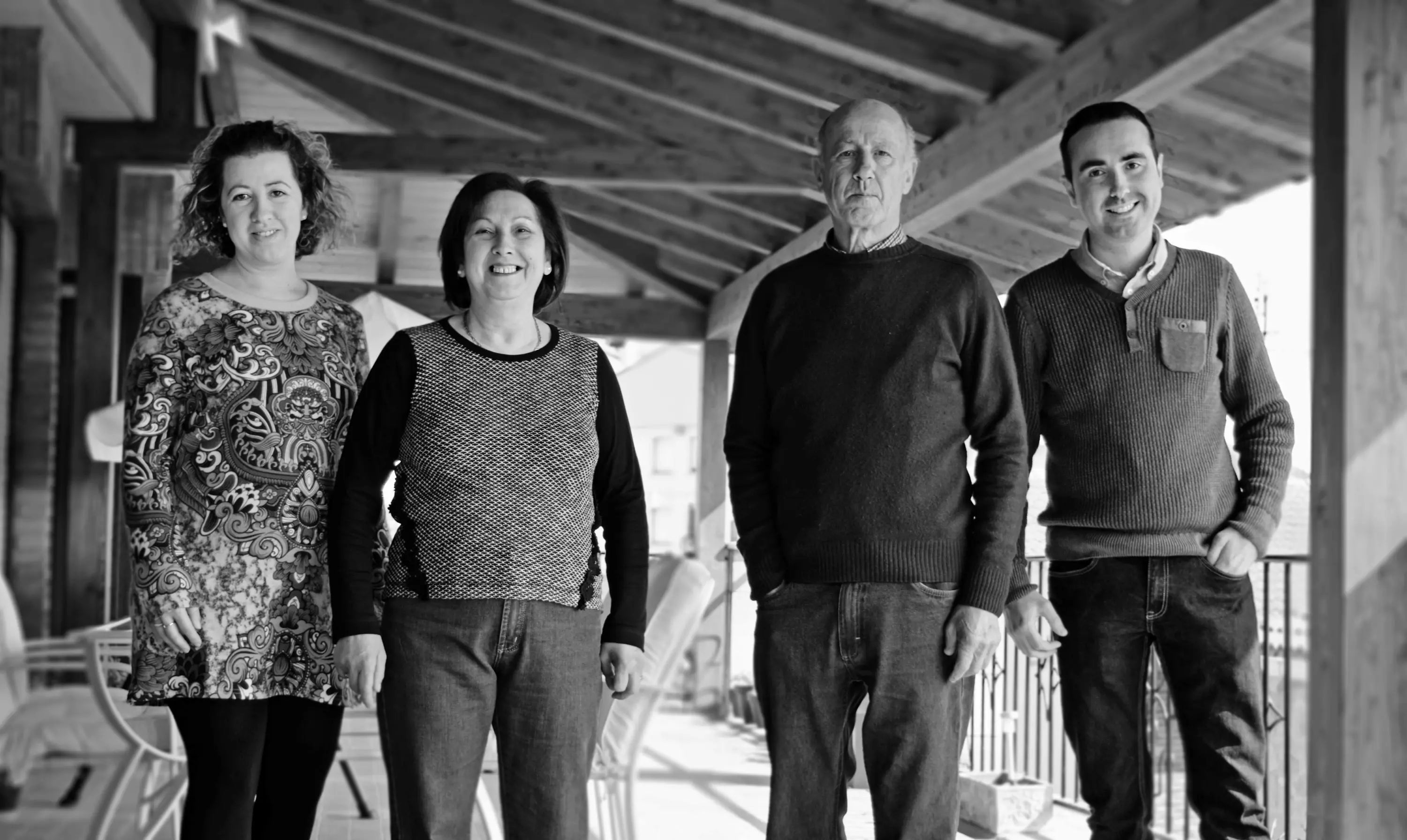 Ramon Saenz und seine Familie von Oranic wines & vineyards Ramon Saenz.