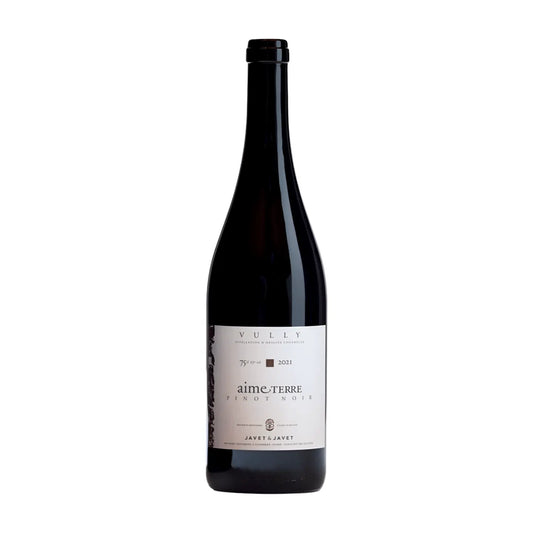 aime terre Pinot Noir von Javet & Javet freigestellt mit weissem Hintergrund.
