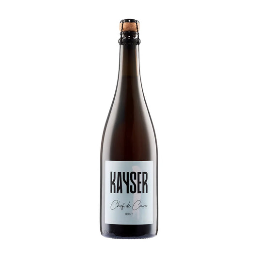 Chef de Cave Brut Pinot Rosé Sekt von Kayser Wein & Sekt freigestellt mit weissem Hintergrund.