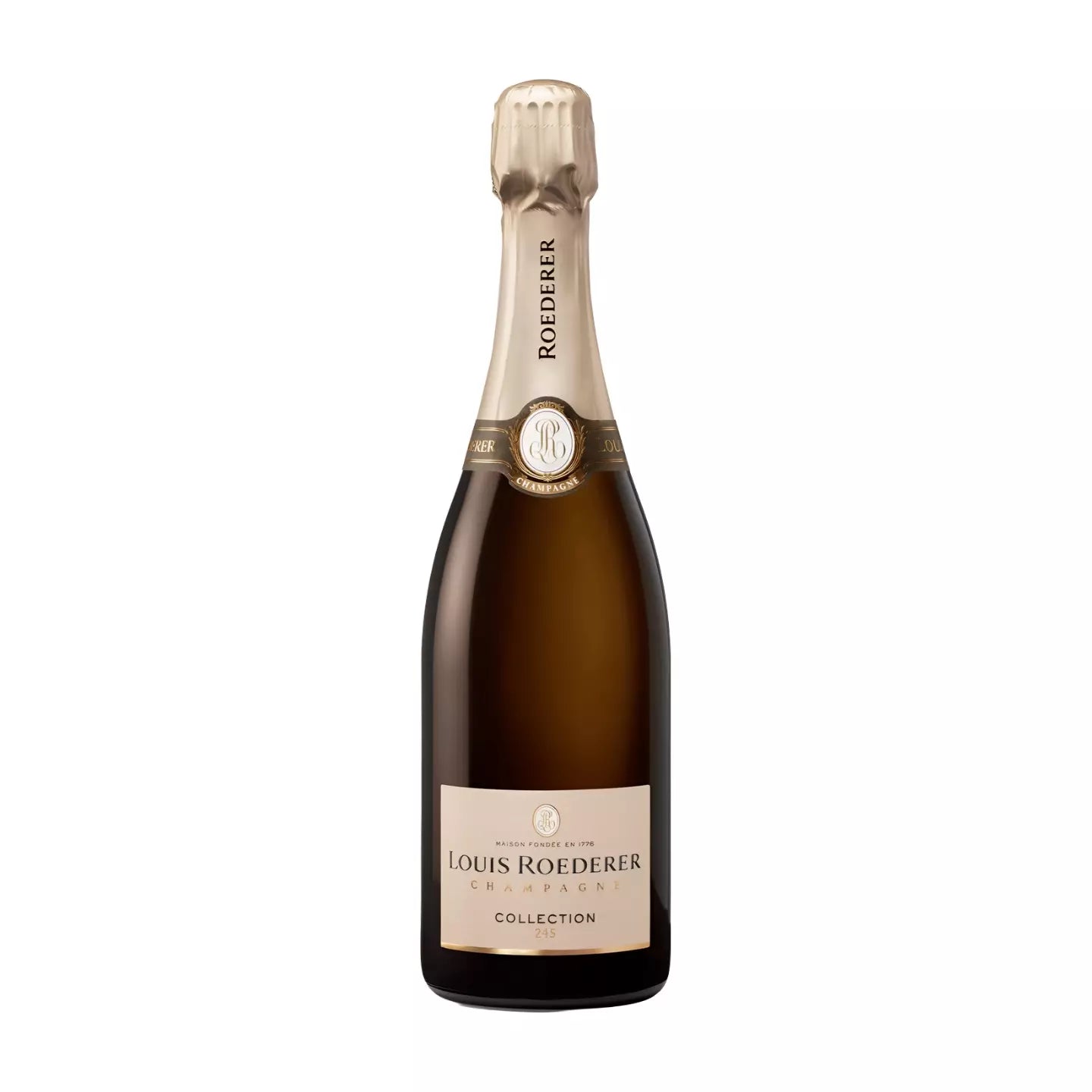 Collection von Louis Roederer freigestellt vor weissem Hintergrund.