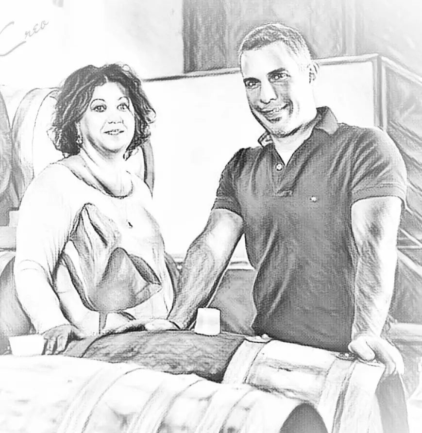 Portrait von Cristina und Matthias Brunner von der Brunner Weinmanufaktur.
