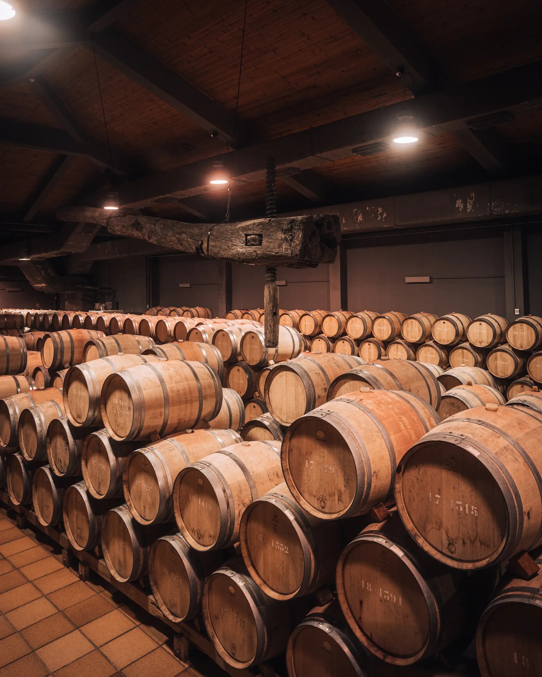 Fasskeller in Porto bei Ramos Pinto.