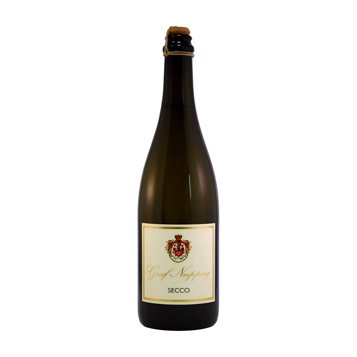 Secco vom Weingut Graf Neipperg vom Weingut Graf Neipperg freigestellt vor weissem Hintergrund.